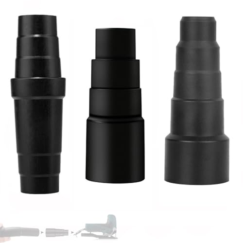 3 Stück Schlauchadapter Universal - Staubsauger Adapter Gummi, Staubsaugeradapter - Schlauch Reduzierstück von RMTCEG