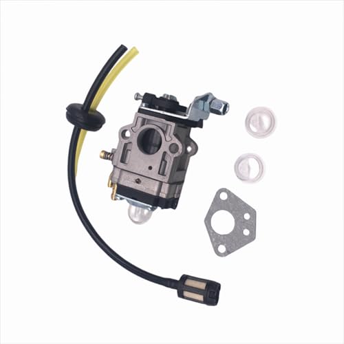 Vergaser-Set, kompatibel mit 52 cc, 49 cc, 43 cc, inklusive Dichtungsschlauch, Zündkerze, Benzinfilter Kompatibel mit Motor 40–5, 44–5, Schneidzubehör(GRAY) von RMXGZQ