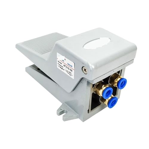 4F210-08 2 Position 5 Way Momentary Air Tool Foot Pneumatic Pedal Valve Switch4F210-08L with Lock Pedal Valve(Only Valve,4F210-08 L) von RMXKVCEYO