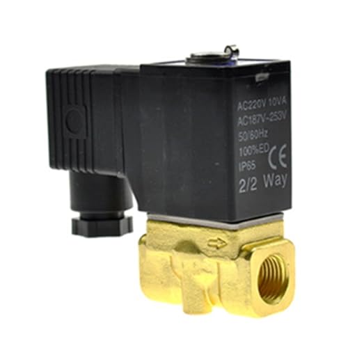 Fluid Control Valve 2W Series 2W030 2W030-06 2W030-08 Direct-acting And Normally Closed 1/8" 1/4" Terminal Type(2W030-06,DC12V (-F)) von RMXKVCEYO