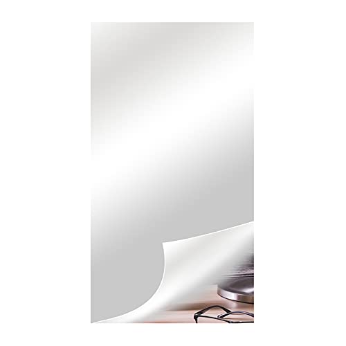 RNCOZE 2 x Spiegel-Wandaufkleber-Folie, flexible Acryl-Spiegel-Blätter, selbstklebend, nicht für Glasfliesen, Wandaufkleber, Spiegel für Heimdekoration (50 cm x 100 cm x 0,2 mm) von RNCOZE