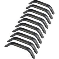 10 Stück Möbelgriffe, moderne Schubladenknöpfe, Griffe für Möbel, Schränke, Schwarz – 128 mm von RNEMITERY