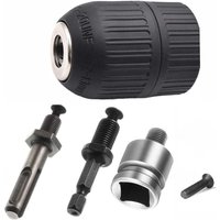 2-13 mm selbstspannendes Bohrfutter 1/2-20UNF Schnellspannfutter mit sds Plus-Adapter Bohrzubehör 2-13 mm selbstspannendes Bohrfutter 1/2-20UNF Schnellspannfutter mit sds Plus-Adapter Bohrzubehör von RNEMITERY