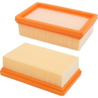 Rnemitery - 2 Stück Filter Ersatz Staubsauger Zubehör für Kärcher Staubsauger WD4 WD5 WD6 MV4 MV5 MV6 Flachplissee von RNEMITERY