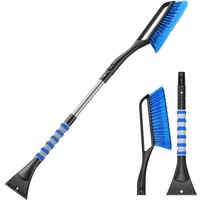 2-in-1-Eiskratzer fürs Auto, Auto-Schneebürste mit Besen, Scheibenschaber mit Handbürste, abnehmbare Eisschaberklinge für Auto, LKW, SUV 2-in-1-Eiskratzer fürs Auto, Auto-Schneebürste mit Besen, Scheibenschaber mit Handbürste, abnehmbare Eisschaberklinge für Auto, LKW, SUV von RNEMITERY