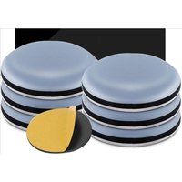 8 Stück 50 mm (rund) Teflon-Möbelgleiter, Möbelgleiter – Gleiter-Möbelgleiter, selbstklebende Teflon-Möbelgleiter für Stuhl, Sofa, Schreibtisch, Tisch von RNEMITERY