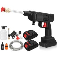 Akku-Hochdruckreiniger 12.000 U/min, 25 Bar, mit 5 m Schlauch, 2 Düsen und 2 5.000 mAh-Akkus Akku-Hochdruckreiniger 12.000 U/min, 25 Bar, mit 5 m Schlauch, 2 Düsen und 2 5.000 mAh-Akkus von RNEMITERY