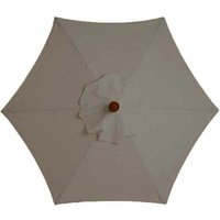 Ersatzbezug für Sonnenschirm – 6 Wale – 3 m – wasserdicht – UV-Schutz – Ersatzstoff (3 m, Khaki) von RNEMITERY