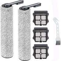 Ersatzbürstenrollen und HEPA-Filter für Tineco Floor One S5 / S5 Pro Nass-/Trockensauger, einfach zu wechseln und zu reinigen, 2 Bürstenrollen + 3 Ersatzbürstenrollen und HEPA-Filter für Tineco Floor One S5 / S5 Pro Nass-/Trockensauger, einfach zu wechseln und zu reinigen, 2 Bürstenrollen + 3 von RNEMITERY