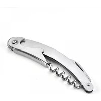 Hochwertiges 2er Set Sommelier-Tire-Bouchons aus Edelstahl 430 – 3-in-1 Weinöffner, Kapselschneider und Flaschenöffner, ideal für Küche, Gastronomie von RNEMITERY