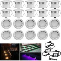 Los 20 Bluetooth rgbww led Externe Pulxible Spot, Ø45mm dimmbare Mini -Spot -Spot -Lampe -In -Spot, IP67 DC12V wasserdichte Spottreppe für Los 20 Bluetooth rgbww led Externe Pulxible Spot, Ø45mm dimmbare Mini -Spot -Spot -Lampe -In -Spot, IP67 DC12V wasserdichte Spottreppe für von RNEMITERY