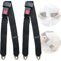 Lot de 2 ceintures de sécurité universelles réglables 2 points de harnais de sécurité réglables ceinture de sécurité simple double,Ceinture de Lot de 2 ceintures de sécurité universelles réglables 2 points de harnais de sécurité réglables ceinture de sécurité simple double,Ceinture de von RNEMITERY