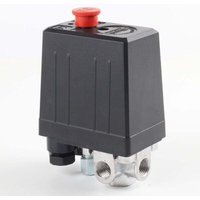 Luftkompressorventil, 220 V, automatischer Druckschalter, Luftkompressor-Kompressorschalter-Steuerventil für schnelle Druckreduzierung (4 Löcher) von RNEMITERY