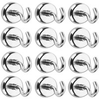 Magnetische Haken mit Neodym-Magneten, sehr leistungsstarke Haken für Küche, Badezimmer, Schlafzimmer, Garage, Spind, Büro, Kühlschrank Magnetische Haken mit Neodym-Magneten, sehr leistungsstarke Haken für Küche, Badezimmer, Schlafzimmer, Garage, Spind, Büro, Kühlschrank von RNEMITERY