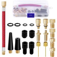 Pumpenspitze – 21 Stück Ballon-Aufblasnadel mit Aufbewahrungsbox, Aufblasspitze für Kompressorpumpen Pumpenspitze – 21 Stück Ballon-Aufblasnadel mit Aufbewahrungsbox, Aufblasspitze für Kompressorpumpen von RNEMITERY