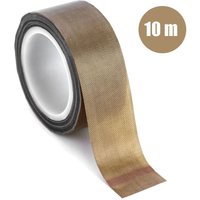 Rnemitery - 1 Stück Scotch Teflon ptfe Hochtemperatur-Klebeband, 0,13 mm dickes Teflonband für Vakuumiermaschine, 25 mm x 10 m von RNEMITERY