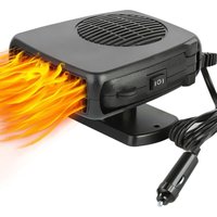 Rnemitery - 12 v 200 w Autoheizung, Windschutzscheiben-Heizlüfter, 2-in-1-Auto-Defroster mit Plug-in-Zigarettenanzünder, Mini-Auto-Defogger für von RNEMITERY