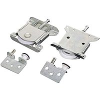 Rnemitery - 2 Stück Schiebetürrollen für Schranktüren, Schiebetürteile für Schranktüren, Räder, Rollen, Schrankführungen, Rollen für von RNEMITERY