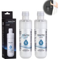 Rnemitery - 2er-Pack LT1000P/PC/PCS, MDJ64844601, ADQ74793501, ADQ7479350 Ersatz-Kühlschrank-Wasserfilter von RNEMITERY