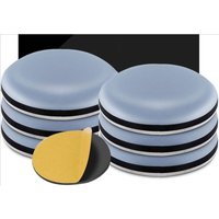 Rnemitery - 8 Stück 50 mm (rund) Teflon-Möbelgleiter, Möbelgleiter – Gleiter-Möbelgleiter, selbstklebende Teflon-Möbelgleiter für Stuhl, Sofa, von RNEMITERY