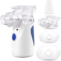 Rnemitery - Inhalator-Vernebler, leiser tragbarer Vernebler, Inhalator mit Mundstück und Maske, Vernebler für Kinder und Erwachsene, Netzteil mit Rnemitery - Inhalator-Vernebler, leiser tragbarer Vernebler, Inhalator mit Mundstück und Maske, Vernebler für Kinder und Erwachsene, Netzteil mit von RNEMITERY