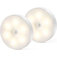 Rnemitery - LED-Nachtlicht, magnetische Innen-Bewegungsmelder-Lampe mit kostenlosen Klebepads, überall aufkleben, USB-wiederaufladbarer kabelloser Rnemitery - LED-Nachtlicht, magnetische Innen-Bewegungsmelder-Lampe mit kostenlosen Klebepads, überall aufkleben, USB-wiederaufladbarer kabelloser von RNEMITERY