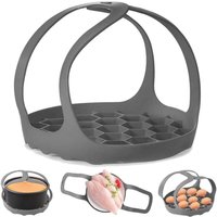 Rnemitery - Schnellkochtopf-Schlinge, Silikon-Schlinge für Backgeschirr, 6 Qt/8 Qt, Instant Pot/Multifunktionskocher, Verbrühungsschutz, Rnemitery - Schnellkochtopf-Schlinge, Silikon-Schlinge für Backgeschirr, 6 Qt/8 Qt, Instant Pot/Multifunktionskocher, Verbrühungsschutz, von RNEMITERY