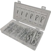 Rnemitery - Splint-Set, 150-teilig, Splint-Splint-Set aus Edelstahl, Montagefedern für Autos, Mechaniker, Garagen, Werkstätten, Elektrogeräte usw von RNEMITERY