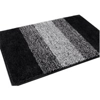 Rutschfester, saugfähiger und schmutzbindender Eingangs- oder Innenteppich – Waschbarer Fußmatte, 90 x 60 cm, Schwarz Rutschfester, saugfähiger und schmutzbindender Eingangs- oder Innenteppich – Waschbarer Fußmatte, 90 x 60 cm, Schwarz von RNEMITERY