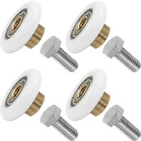 Set mit 4 Ersatz-Duschtürrollen – 19 mm – mit Schrauben Set mit 4 Ersatz-Duschtürrollen – 19 mm – mit Schrauben von RNEMITERY