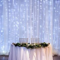 Weiße Vorhänge, 8 Beleuchtungsmodi, 300 LED-Vorhanglichter, IP44 wasserdichte Lichterkette, Heimdekoration, Fensterdekoration, Weihnachten, Hochzeit, Weiße Vorhänge, 8 Beleuchtungsmodi, 300 LED-Vorhanglichter, IP44 wasserdichte Lichterkette, Heimdekoration, Fensterdekoration, Weihnachten, Hochzeit, von RNEMITERY