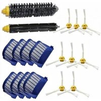 Zubehörset für iRobot Roomba 600 620 630 650 660, 8x Seitenbürste, 8x Filter, 1x Walze von RNEMITERY