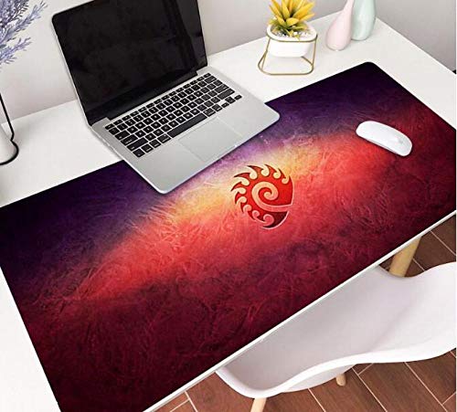 Gaming Mauspads Starcraft 2 Team Anti Rutsch Gaming Zubehör Mousepad Mouse Mat Keyboard 700X300Mm XXL Mouse Pad Game D von RNGZC