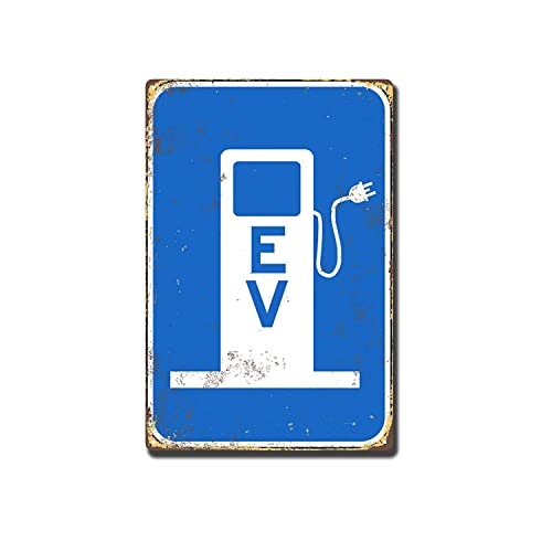 RNIIOPX Retro Meta Ev Elektrofahrzeug Ladestation Symbol Schild Blechschild Eisen Poster Malerei Blechschild Vintage Wanddekoration 20,3 x 30,5 cm Blechmalerei RNIIOPX Retro Meta Ev Elektrofahrzeug Ladestation Symbol Schild Blechschild Eisen Poster Malerei Blechschild Vintage Wanddekoration 20,3 x 30,5 cm Blechmalerei von RNIIOPX