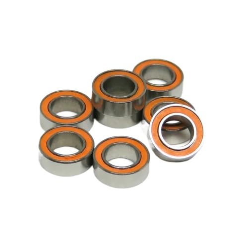 10pcs SMR104C 2RS 4x10x4mm ABEC7 Hybrid Ceramic Bearing MR104 SMR104 RS 2OS Small Si3N4 Ceramic Ball Fishing Reel Bearings(SMR105C-2OS 5x10x4mm) von RNKSKSELP