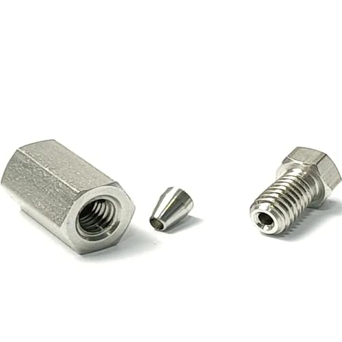 1/16" Inch Tube OD Compression Union End Cap SUS316L Stainless Steel Pipe Fitting Connector RNUMLIGH 1/16" Inch Tube OD Compression Union End Cap SUS316L Stainless Steel Pipe Fitting Connector RNUMLIGH von RNUMLIGH
