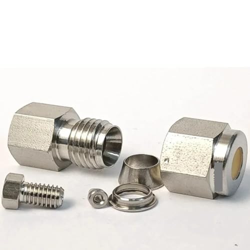 1/16" To 3/8" Tube OD Comression Union Reducer SUS 316L Stainless Steel Pipe Fitting Connector RNUMLIGH 1/16" To 3/8" Tube OD Comression Union Reducer SUS 316L Stainless Steel Pipe Fitting Connector RNUMLIGH von RNUMLIGH