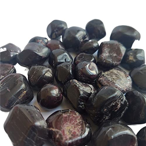 1/3 Stück natürlichen Kristall rote Granat grobe rohe Stein Edelstein Kies zoCzkgzd (Farbe: 3 Stück, Größe: 1-2 cm) von RNUMLIGH