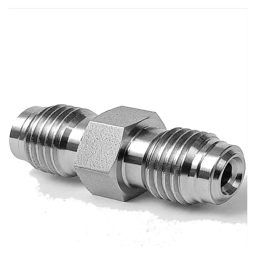 1/4" to 1/2" VCR Male Equal Reducer Nipple SUS316L Stainless Steel Pipe Fitting Coupler Connector RNUMLIGH 1/4" to 1/2" VCR Male Equal Reducer Nipple SUS316L Stainless Steel Pipe Fitting Coupler Connector RNUMLIGH von RNUMLIGH