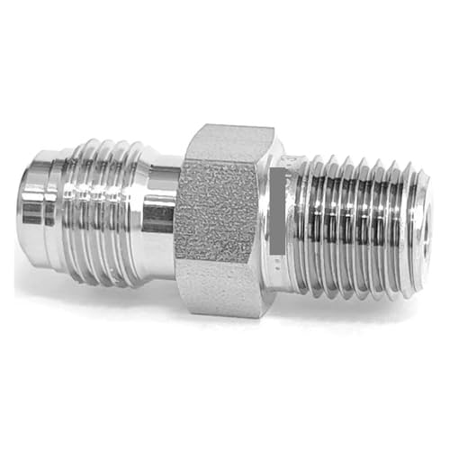 1/8" BSPT Male To 1/4" VCR Male SUS 316L Stainless Steel Pipe Fitting Connector 3000 PSI RNUMLIGH 1/8" BSPT Male To 1/4" VCR Male SUS 316L Stainless Steel Pipe Fitting Connector 3000 PSI RNUMLIGH von RNUMLIGH