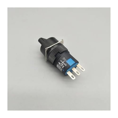16mm LA16Y-11X/2 Rotary Switch Knob Round Button 2 Positions Self-locking/Latching 1NO1NC Selector RNUMLIGH von RNUMLIGH