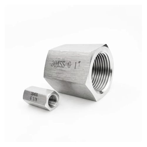 1PC 1" NPT Female 304 Stainless Steel High Pressure Pipe Fitting Full Hex Coupling Connector RNUMLIGH 1PC 1" NPT Female 304 Stainless Steel High Pressure Pipe Fitting Full Hex Coupling Connector RNUMLIGH von RNUMLIGH