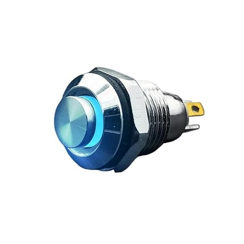 1PC 10mm Metal Push Button Switch with Blue LED Indicator Self-reset Momentary 4 Pins High Head 1.8V RNUMLIGH 1PC 10mm Metal Push Button Switch with Blue LED Indicator Self-reset Momentary 4 Pins High Head 1.8V RNUMLIGH von RNUMLIGH