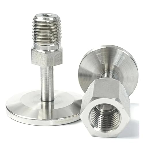1PC Vacuum KF/NW 16 To 1/4" NPT Male SUS316L Stainless Steel Pipe Fitting Connector Coupler Adapter RNUMLIGH 1PC Vacuum KF/NW 16 To 1/4" NPT Male SUS316L Stainless Steel Pipe Fitting Connector Coupler Adapter RNUMLIGH von RNUMLIGH
