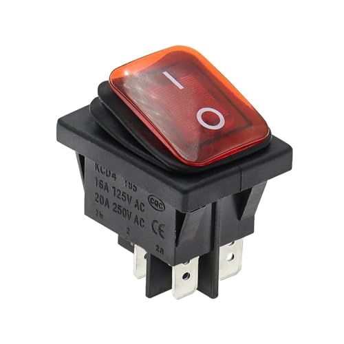 1PCS KCD2 ON-OFF 4Pin red light Heavy Duty Sealed Auto Boat Marine Rocker Switch With LED 15A 16A 20A 250V RNUMLIGH 1PCS KCD2 ON-OFF 4Pin red light Heavy Duty Sealed Auto Boat Marine Rocker Switch With LED 15A 16A 20A 250V RNUMLIGH von RNUMLIGH