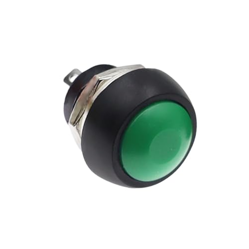 1PCS RESET GREEN DIY 12mm Momentary Push Button Switch 1A 250V RNUMLIGH von RNUMLIGH