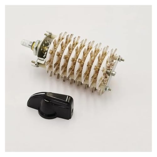 1pc Ceramic Channel Band Rotary Switch Selector 8P11T 8-Pole 11-Position 8 Deck KCZ 10W8D Cap RNUMLIGH von RNUMLIGH