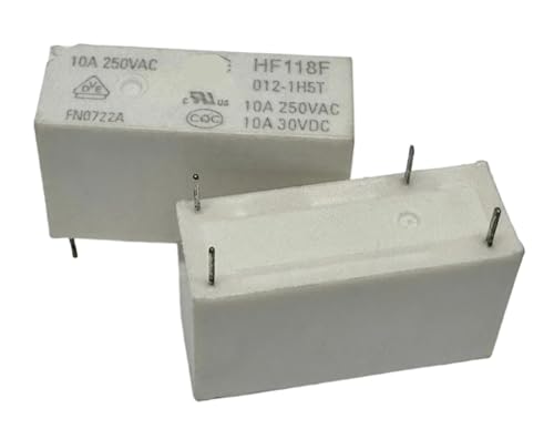 1pc HF118F 012-1HS5T (118F-1A-5V/12V/24V-10A) Relay 4 pins RNUMLIGH von RNUMLIGH