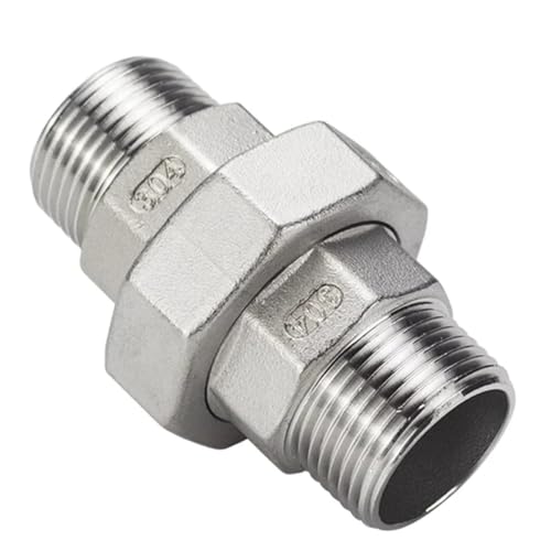 4" BSPT Male Socket Union Coupler 304 Stainless Steel Pipe Fitting Connector RNUMLIGH von RNUMLIGH