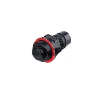 6Pcs DS-211 2Pin black Push Button Switch 10mm Self Locking Miniature 1A 125V 3A 250V RNUMLIGH von RNUMLIGH